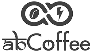 abCoffee Gray White Logo