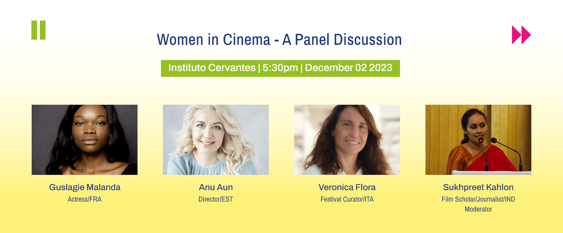 Women in Cinema - A Panel Discussion 01